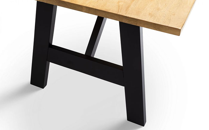 Hockley Black & Oak Dining Table